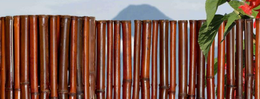 Cheap Mahogany Bamboo Fencing from Sunset Bamboo
