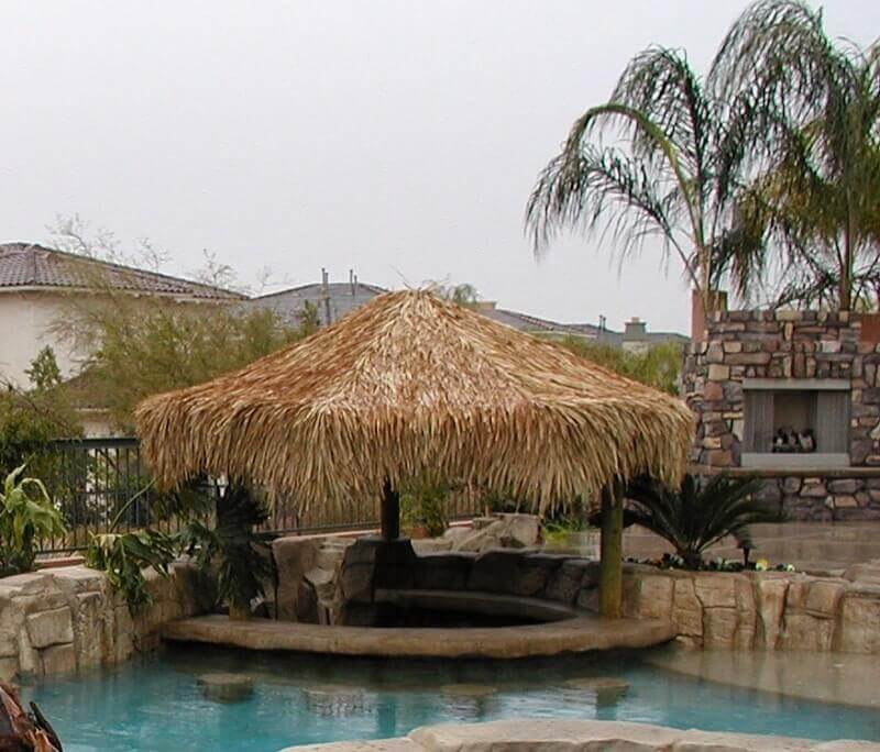 30" x 17' Mexican Thatch Roll