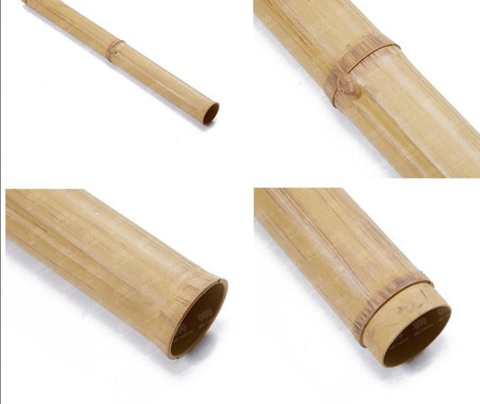 2" x 4ft Natural Bamboo Poles