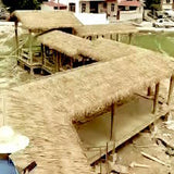 C5 Synthetic Artificial Thatch Panel 38"Lx24"H "Class A Fire Rated" - Palapa Umbrella Thatch Company Online