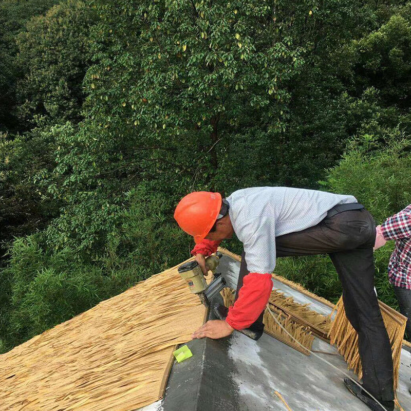 C5 Synthetic Artificial Thatch Panel 38"Lx24"H "Class A Fire Rated" - Palapa Umbrella Thatch Company Online C5 Synthetic Artificial Thatch Panel 38"Lx24"H "Class A Fire Rated" - Palapa Umbrella Thatch Company Online