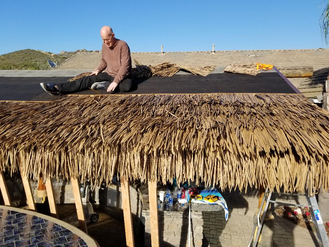 C7 Synthetic Artificial Thatch Panel 38"Lx24"H "Class A Fire Rated" - Palapa Umbrella Thatch Company Online C7 Synthetic Artificial Thatch Panel 38"Lx24"H "Class A Fire Rated" - Palapa Umbrella Thatch Company Online