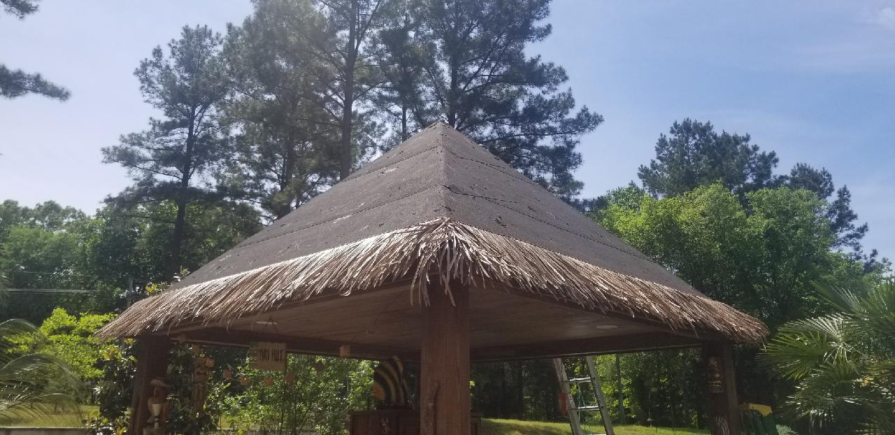 C7 Synthetic Artificial Thatch Panel 38"Lx24"H "Class A Fire Rated" - Palapa Umbrella Thatch Company Online C7 Synthetic Artificial Thatch Panel 38"Lx24"H "Class A Fire Rated" - Palapa Umbrella Thatch Company Online