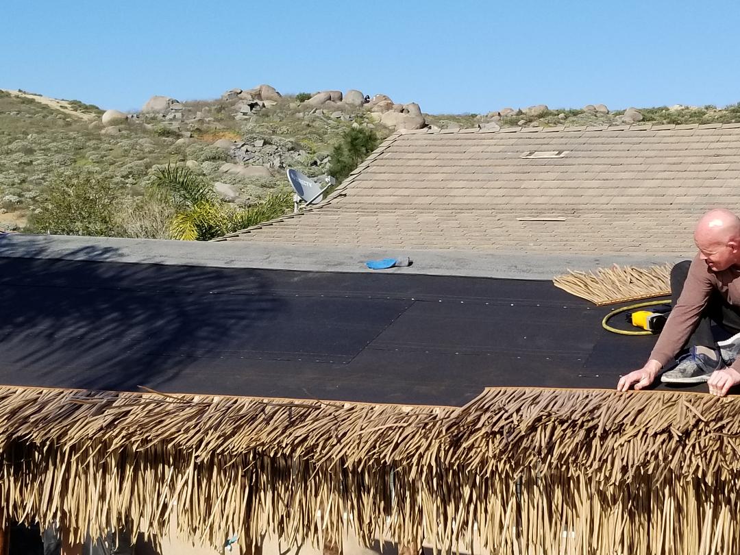 C7 Synthetic Artificial Thatch Panel 38"Lx24"H "Class A Fire Rated" - Palapa Umbrella Thatch Company Online C7 Synthetic Artificial Thatch Panel 38"Lx24"H "Class A Fire Rated" - Palapa Umbrella Thatch Company Online