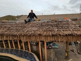 C7 Synthetic Artificial Thatch Panel 38"Lx24"H "Class A Fire Rated" - Palapa Umbrella Thatch Company Online C7 Synthetic Artificial Thatch Panel 38"Lx24"H "Class A Fire Rated" - Palapa Umbrella Thatch Company Online