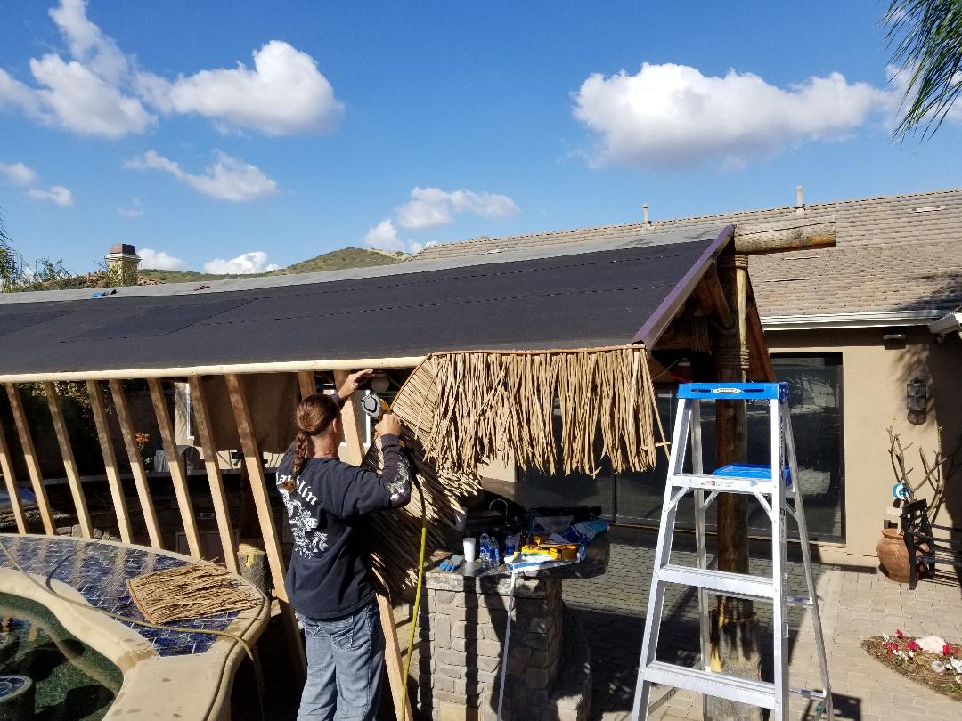 C7 Synthetic Artificial Thatch Panel 38"Lx24"H "Class A Fire Rated" - Palapa Umbrella Thatch Company Online C7 Synthetic Artificial Thatch Panel 38"Lx24"H "Class A Fire Rated" - Palapa Umbrella Thatch Company Online