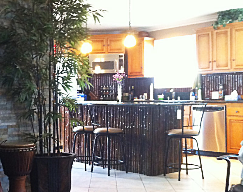 Bamboo Fence Mahogany 1" x 6' x 8' Bamboo Fence Mahogany 1" x 6' x 8'