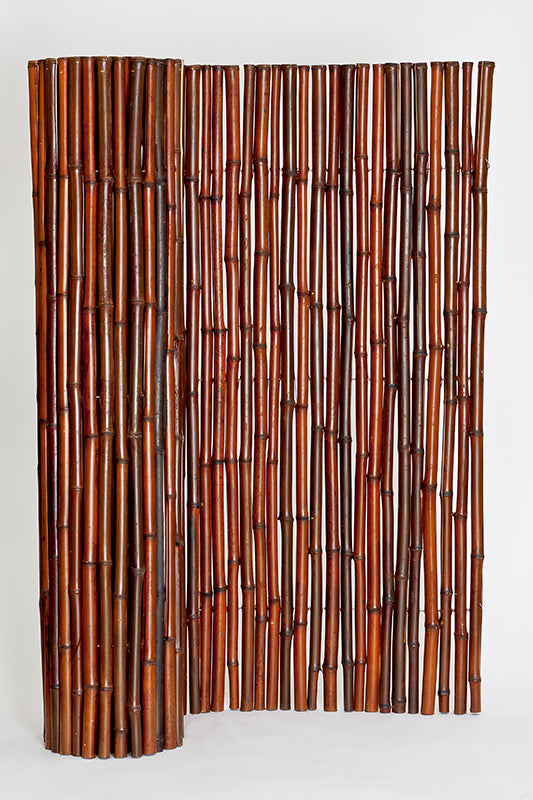 Bamboo Fence Mahogany 1" x 6' x 8'