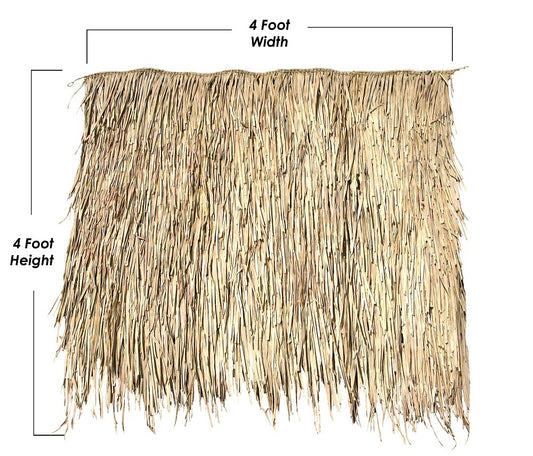 4' x 4' Thatch Panel