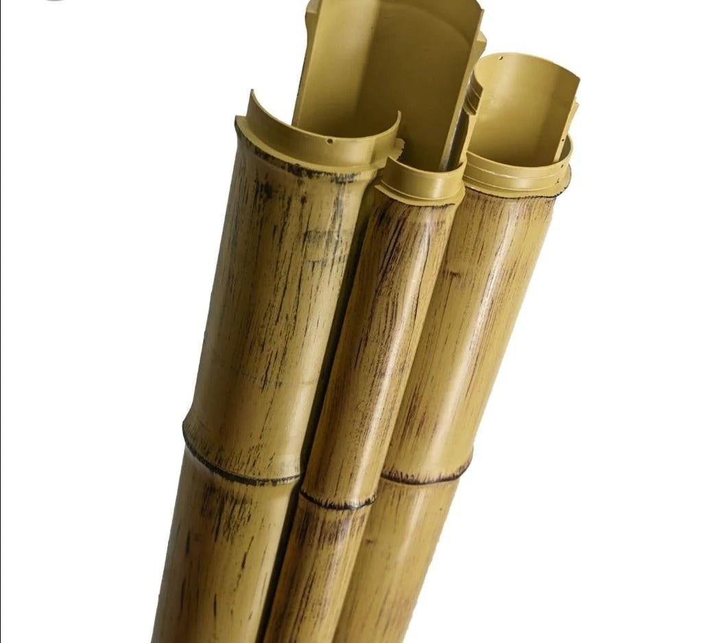 3" X 10ft Natural Bamboo Poles