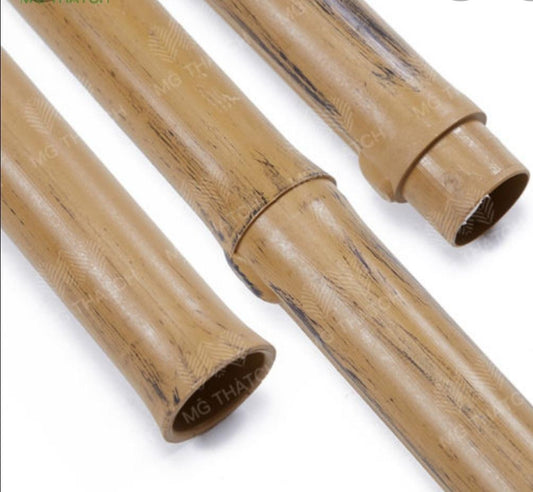 6" x 18ft Natural Bamboo Poles