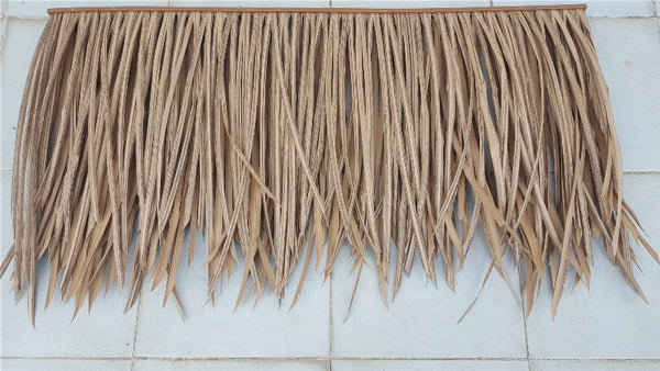 Sample C7 & C5 Synthetic Artificial Thatch Panel "Class A Fire Rated" - Palapa Umbrella Thatch Company Online