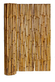 Bamboo Fence Carbonized 1" x 3' x 8'