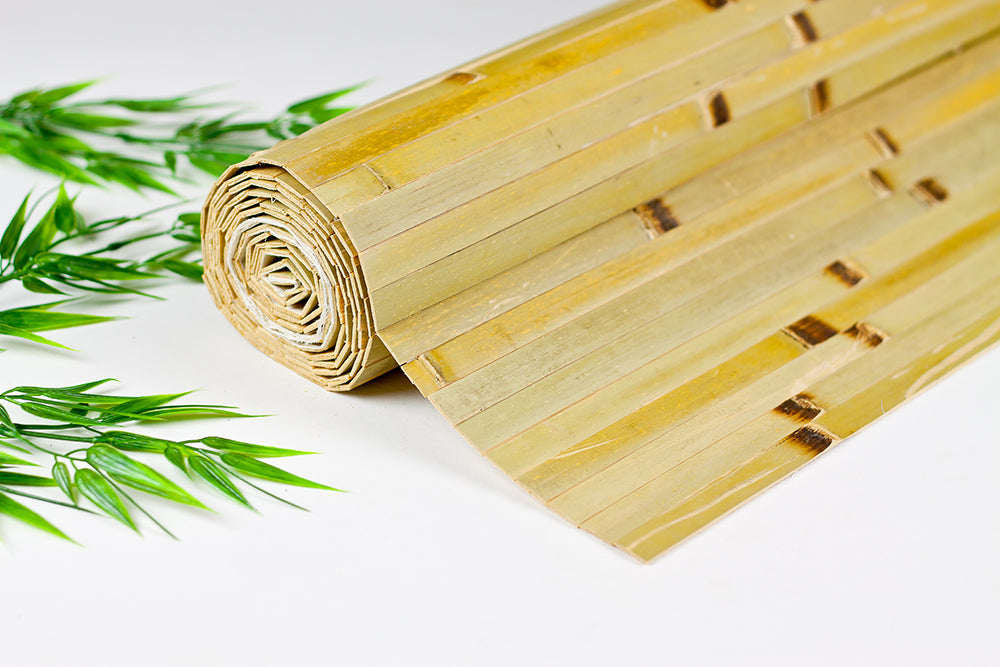 Bamboo Paneling Raw Green Burnt 4' x 8'