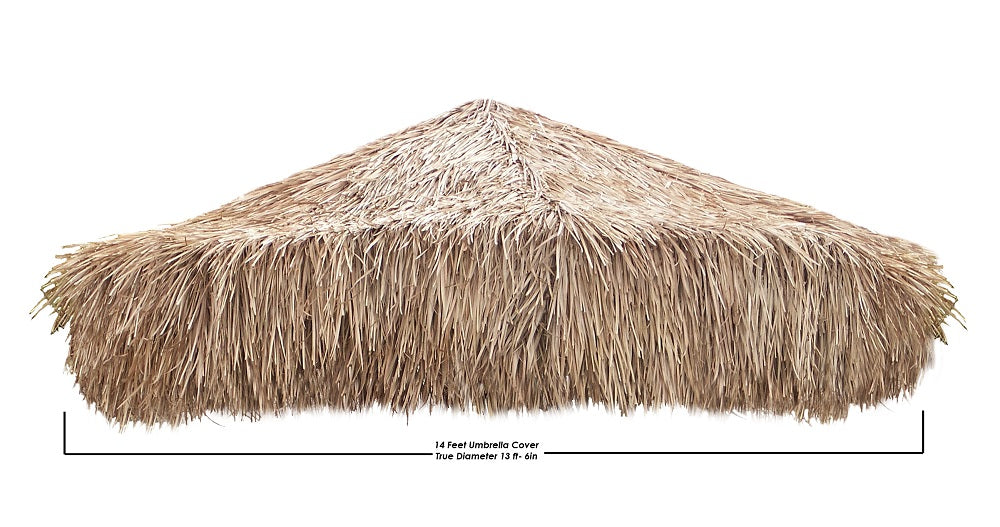 14' Thatch Umbrella Cover – Sunset Bamboo 14' Thatch Umbrella Cover – Sunset Bamboo